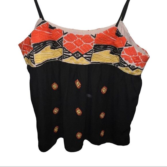 THML boho black spaghettini strap tank women’s medium - Picture 3 of 5